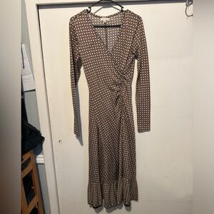 Long sleeve maxi dress